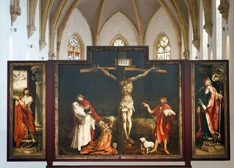 Tableau "La Crucifixion" - Retable d'Issenheim - Musée Unterlinden Colmar
