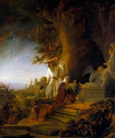 Le Christ ressuscité apparaissant à Marie Madeleine au tombeau