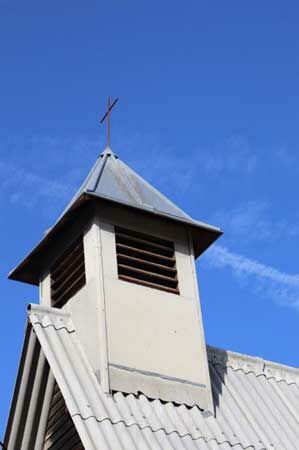 La tourelle du temple protestant de Talence